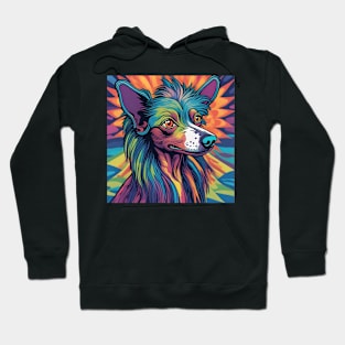 Psychedelic Chinese Crested Hoodie